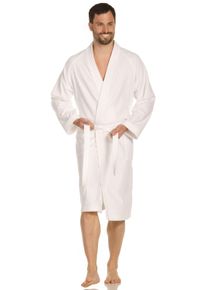 Vossen Unisex-Bademantel »Dallas, ideal für Sauna & Spa, Hotelbademantel, Morgenmantel«, (1 St.), für Damen & Herren, reine Baumwolle, mit Kimono-Kragen