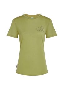 Merinoshirt Icebreaker Merino 125 Cool-Lite Sphere S/S Across Damen (Gr XL |oliv)