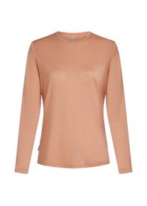 Icebreaker Merino 125 Cool-Lite Sphere III L/S Tee Merinoshirt Damen (Gr M |rosa)