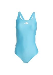 Badeanzug Adidas 3 Stripes Bold Swimsuit Damen (Gr 38 |blau)