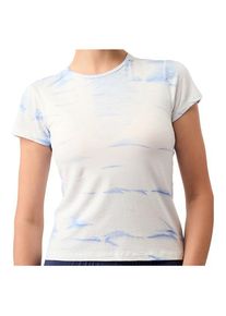Mandala Batik T-Shirt T-Shirt Damen (Gr L |weiß)
