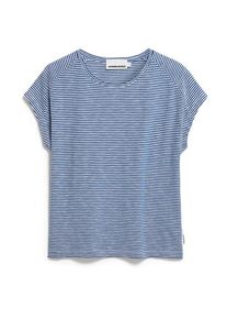 armedangels Ofeliaa Lovely Stripes T-Shirt Damen (Gr S |grau)