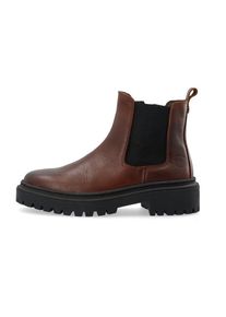 Ca'Shott CaShott Caslea Chelsea Boot with Zip Freizeitstiefel Damen (Gr 36 |schwarz/braun)