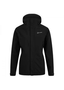 Berghaus Hillwalker Interactive Shell Jacket Regenjacke Damen (Gr 18 |schwarz |wasserdicht)