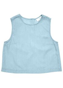 Mazine Denim Top Tank Top Damen (Gr L |blau)
