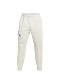 Under Armour Unstoppable Fleece Joggers EU Trainingshose Herren (Gr M |beige/weiß)