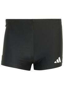 Adidas 3 Stripes Bold Boxer Badehose Herren (Gr 9 |schwarz)