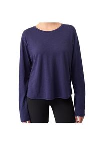 Longsleeve Mandala Open Back Long Sleeve Damen (Gr L |blau)