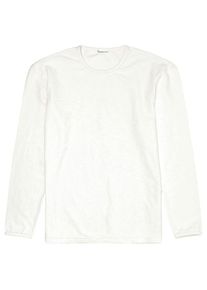 KnowledgeCotton Apparel Long Sleeved Structured Slub Sweat Pullover Herren (Gr XXL |weiß)