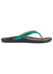 OluKai Ho'opio Leather Sandalen Women (Gr 5 |grau)