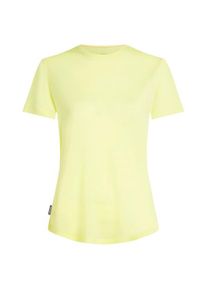 Icebreaker Merino 125 Cool-Lite Sphere III S/S Tee Merinoshirt Damen Wandern (Gr M |gelb)