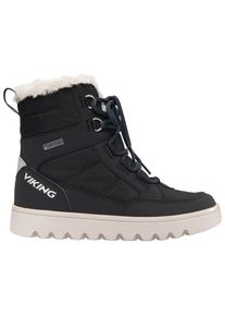 Viking Fleek Warm GTX Zip Winterschuhe Kinder (Gr 33 |schwarz |wasserdicht)