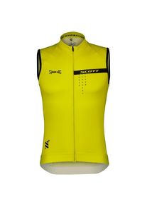 Fahrradweste Scott Jersey RC Pro without Sleeve Herren (Gr L |gelb)