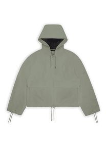 RAINS Suva Hardshell Short String W Jacket Regenjacke Damen (Gr L |oliv |wasserdicht)