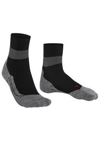Laufsocken Falke RU Compression Stabilizing Damen (Gr 37-38 |schwarz/grau)