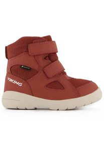 Winterschuhe Viking Fun Warm GTX 2V Kinder (Gr 28 |rot |wasserdicht)