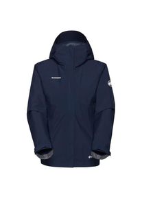 Mammut Treeline Light Hardshell Hooded Jacket Regenjacke Women (Gr XL |blau |wasserdicht)