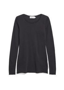 armedangels Einiaara Soft Longsleeve Damen (Gr XXL |grau/schwarz)