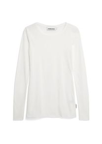 Longsleeve armedangels Einiaara Soft Damen (Gr L |wei&szlig;)