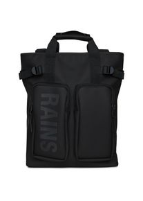 RAINS Texel Tote Backpack W3 17 Reisetasche (Gr 17 l |schwarz |wasserdicht)