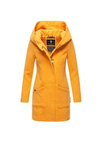 Marikoo Damen Hochwertiger Wintermantel Mantel Trenchcoat Mit Kapuze Maikoo