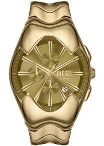 Diesel Herren Chronograph "MERCURIAL"gelbgoldfarben, Armbanduhren, Quarzuhr, Armbanduhr, Herrenuhr, Edelstahlarmband, Stoppfunktion, Tag