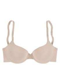 Lascana Schalen-BH 'Ela - perfect basic' beige Gr. 70B. Mit Schleife. Mit Bügel