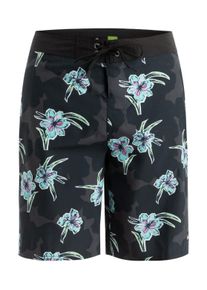 Quiksilver Herren Boardshorts "Everyday Straight 20""schwarz fallen blossom, Gr. 32, 100% Polyester, Hosen