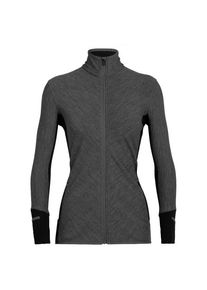 Icebreaker Descender L/S Zip Fleecejacke Women (Gr XS |grau)