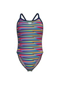 Badeanzug arena Racing Stripe Swimsuit X-Criss Cross Damen (Gr 42 |bunt)