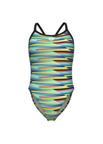arena Racing Stripe Swimsuit X-Criss Cross Badeanzug Damen (Gr 34 |bunt)