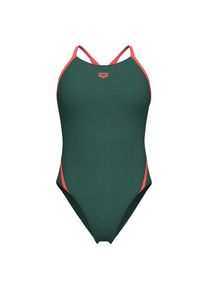 Badeanzug arena Swimsuit Web Back Solid Damen (Gr 36 |grün)