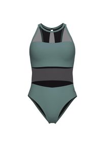 Badeanzug arena Mesh Panels Swimsuit Vent Back Damen (Gr 34 |türkis)