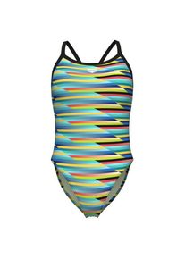 arena Racing Stripe Swimsuit X-Criss Cross Badeanzug Damen (Gr 34 |bunt)