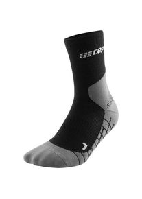 Wandersocken CEP CEP Light Merino Socks Hiking Mid Cut V3 Damen (Gr II |schwarz/grau)