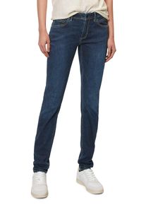 Marc O'Polo Damen Slim-fit-Jeans "aus Organic Cotton-Mix"basically blaus wash, casual, Gr. 29, MARC O'POLO DENIM, unifarben, Obermaterial: 96% Baumwolle, 3%