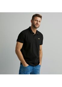 PME-Legend PME LEGEND Herren Poloshirt, schwarz, casual, Gr. XXXL, Web, Obermaterial: 95% Baumwolle, 5% Elasthan, Shirts, mit Logostickerei