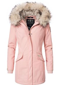 Navahoo Damen Wintermantel "Cristal", rosa, modisch, Gr. M, Oberstoff: 65% Polyester, 35% Baumwolle, Futter: 100% Polyester, Wattierung: 100%