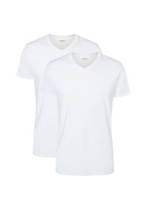 Camano Herren T-Shirt "T-Shirt 2er Pack", weiß, Gr. XXL, 100% Baumwolle, Shirts