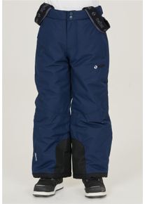 ZIGZAG Kinder Skihose "Provo", blau, sportlich, Gr. 92, unifarben, 100% Polyester, Hosen, mit 10.000 mm Wassersäule
