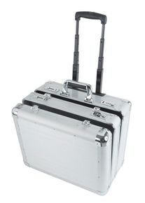 alumaxx Herren Pilotenkoffer "Challenger", silber, Aluminium, festlich, Koffer, aus Aluminium