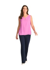 Damen Tanktop "HERMANN LANGE Collection Top Senta", rosa, Gr. 50, HERMANN LANGE Collection, 100% Polyester, Tops