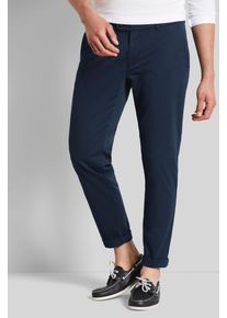 Bugatti Herren Chinohose, blau, casual, Gr. 36, 89% Baumwolle, 7% Polyester, 4% Elasthan, Hosen, aus elastischer Baumwolle