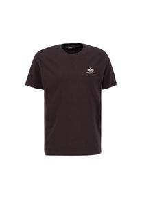 Herren T-Shirt "Alpha Industries Men - T-Shirts Basic T Small Logo", braun, Gr. S, Alpha Industries, Obermaterial: 100% Baumwolle, Shirts