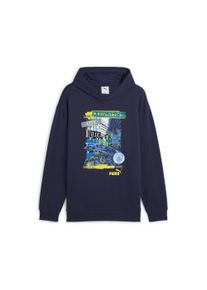 Puma Herren Hoodie "Manchester City ftblNRGY+ Hoodie Herren", blau, Gr. XXL, 68% Baumwolle, 32% Polyester, Sweatshirts