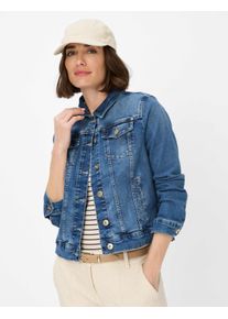 Brax Damen Jeansjacke "Style MIAMI", blau, Gr. 44, 89% Baumwolle, 9% Polyester, 2% Elasthan, Jacken