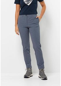 Jack Wolfskin Damen Trekkinghose "WINTERNEBEL PANTS W", blau, Gr. 38, OBERSTOFF 93% POLYESTER, 7% ELASTHAN FUTTER 65% POLYESTER, 35% BAUMWOLLE, Hosen