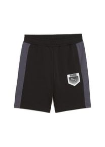 Puma Kinder Sporthose "Active Sports Graphic Sweat-Shorts Jungen", schwarz, Gr. 176, unifarben, Obermaterial: 67% Baumwolle, 7% Elasthan, 26%