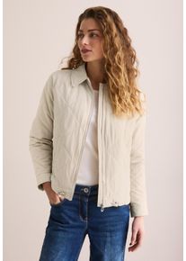 Cecil Damen Jackenblazer, lila, casual, Gr. XL, Strukturmuster, Web, Obermaterial: 100% Nylon, Blazer, mit Strukturmuster