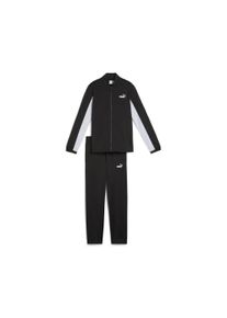 Puma Kinder Jogginganzug "Poly Baseball-Anzug Jungen", schwarz, Gr. 140, 100% Polyester, Sportanzüge